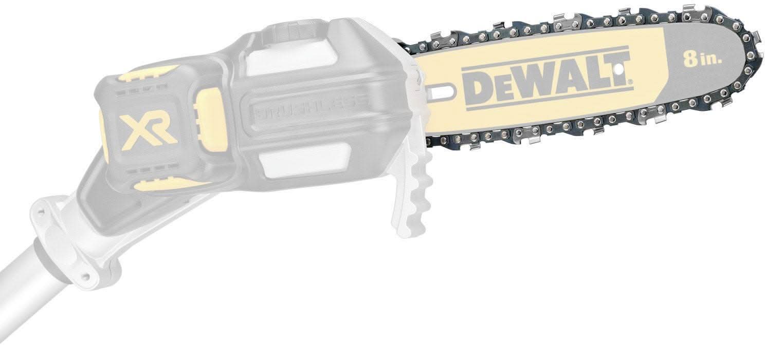 DeWalt 20V MAX XR Brushless 8 in. Chainsaw (Tool Only) with Replacement Chain