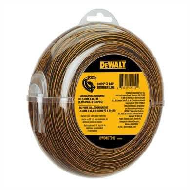 DeWalt DWO1DT915 DEWALT 144-ft Spool 0.095-in Trimmer Line