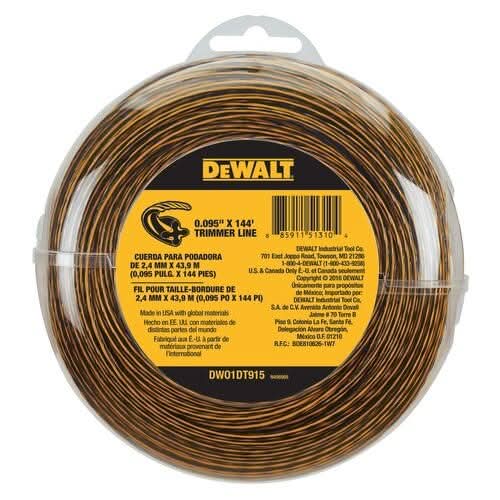 DeWalt DWO1DT915 DEWALT 144-ft Spool 0.095-in Trimmer Line