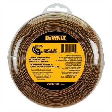 DeWalt DWO1DT915 DEWALT 144-ft Spool 0.095-in Trimmer Line