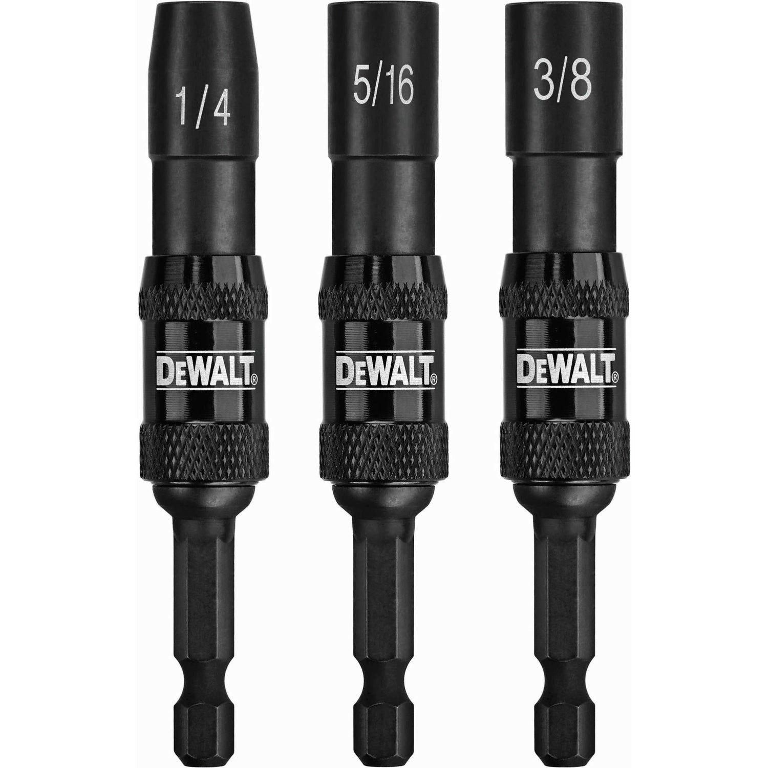 DeWalt DWPVTDRV3 3-piece Magnetic Impact Ready Pivoting NutDriver Set