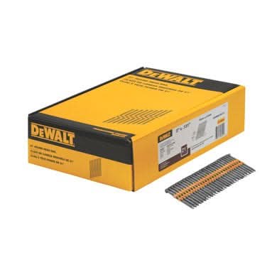 DeWalt DWRHS10D131 3-Inch x .131-Inch Plastic Collated 21 degree Smooth Bright Full Round Head Nail 2,000-Pack