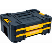 DeWalt DWST17804 TSTAK Tool Case with 2 Drawers and Dividers - Storage System Tool Box