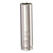 DeWALT DWMT86097OSP 1/4 inch Drive 9 mm 6-Point Deep Socket for automotive and mechanical fastening work