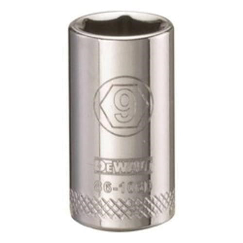 DeWALT DWMT86106OSP 1/4 inch Drive 9 mm 6-Point Socket for automotive and mechanical fastening work