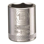DeWALT DWMT86310OSP 3/8 inch Drive 15 mm 6-Point Socket for automotive and mechanical fastening work