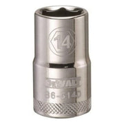 DeWALT DWMT86514OSP 1/2 in. Drive 14 mm 6-Point Socket for 14 mm metric fasteners, chrome hand socket for automotive and mechanical work