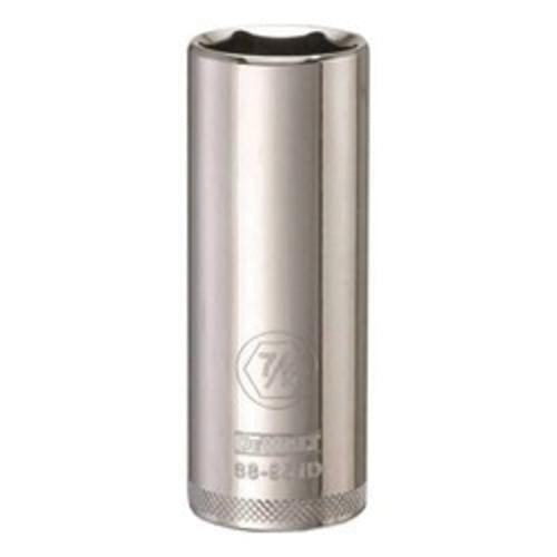 DeWALT DWMT88951OSP 1/2 in. Drive 7/8 in. 6-Point Deep Socket for 7/8 in. SAE fasteners, chrome hand socket for automotive and mechanical work