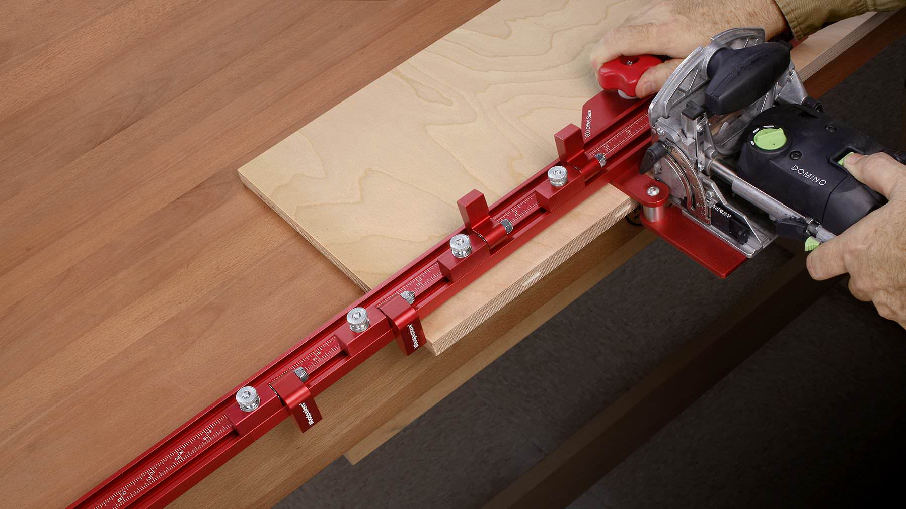 Woodpeckers Domino DF 500 Offset Base System, Imperial