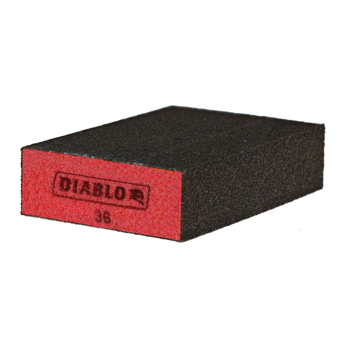 Diablo DFBLBLOCOR01G 5 in. x 3 in. x 1 in. 36 Grit Large Flat Edge Sanding Sponge