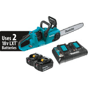 Makita XCU03PT 36V (18V X2) LXT Brushless 14" Chain Saw Kit (5.0Ah)