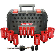 Diablo DHS14SGP 14-Piece General Purpose Bi-Metal Hole Saw Set