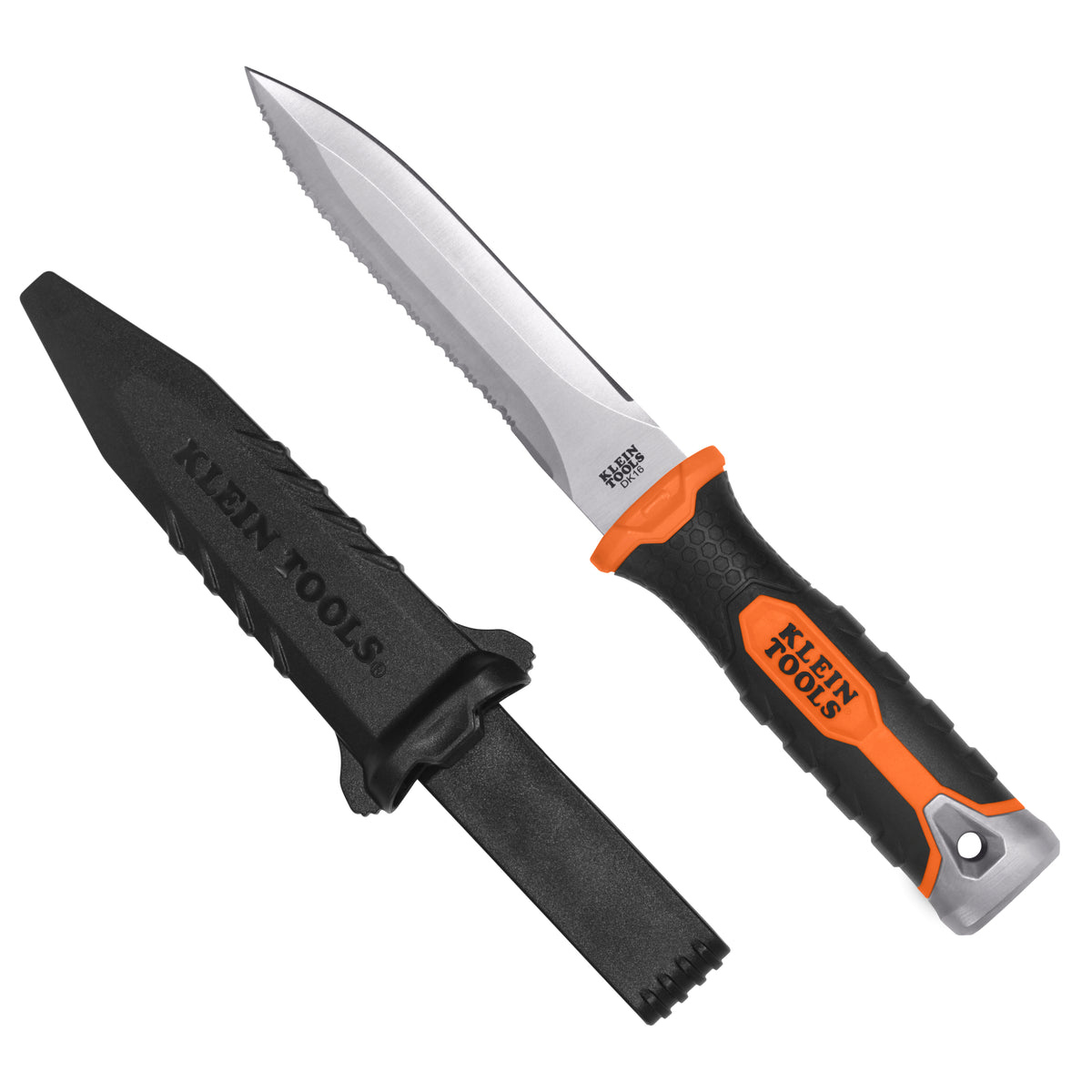 Klein Double-Edged Duct Knife DK16 with sheath
