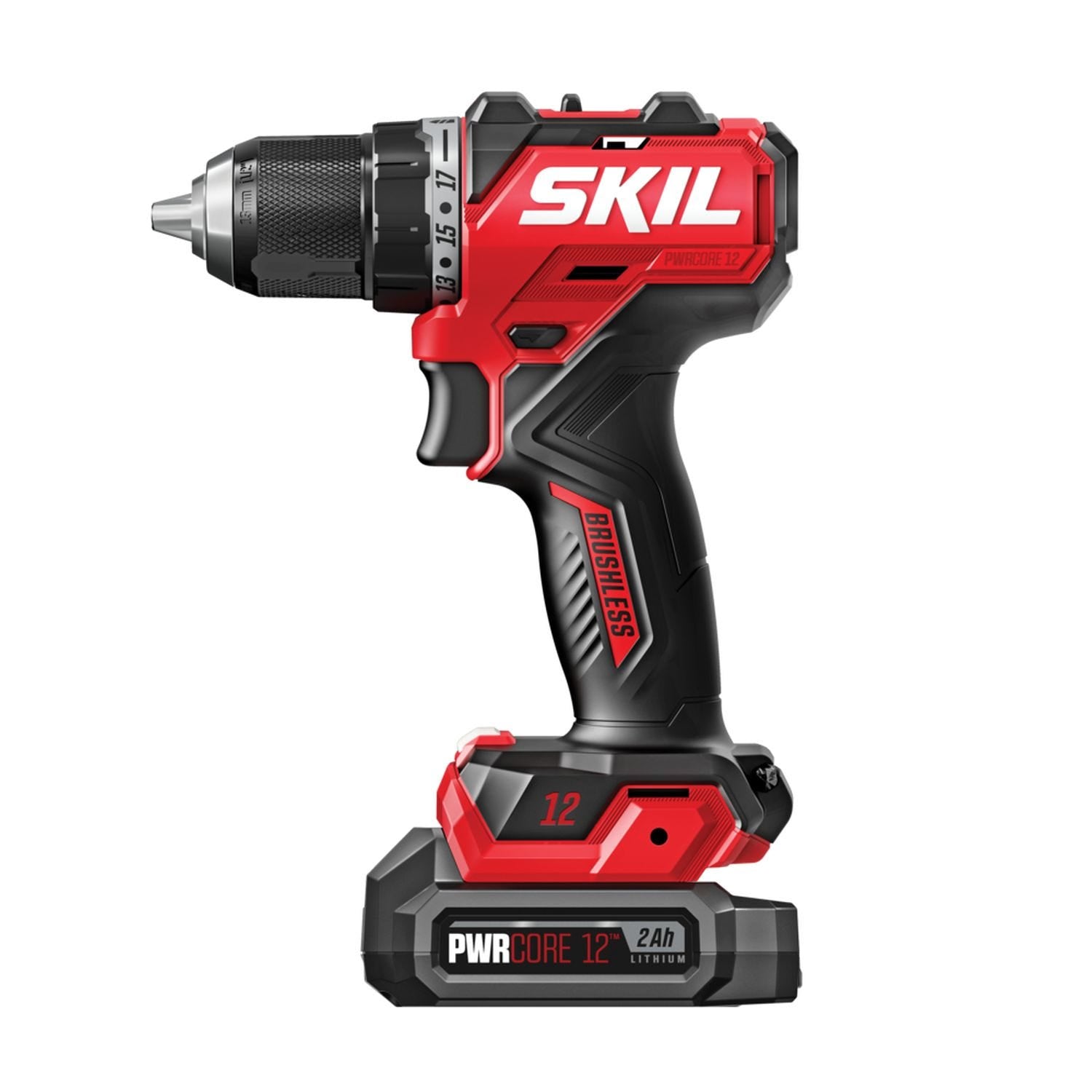 SKIL DL6290A-10 PWR CORE 12 Brushless 12V 1/2 IN. Compact Drill Driver Kit