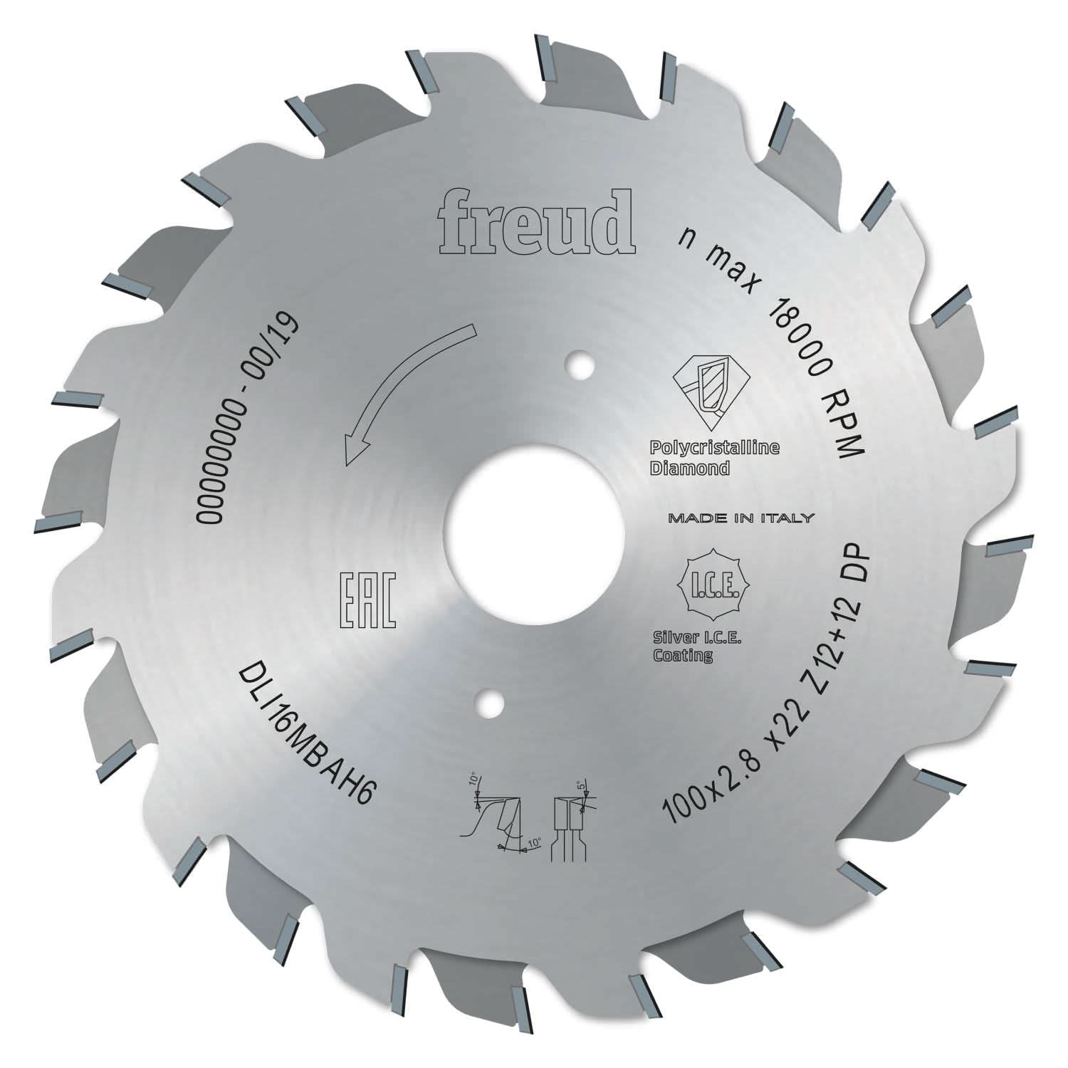 Freud DLI16MBAH6 100mm Panel Sizing PCD Scoring Blade