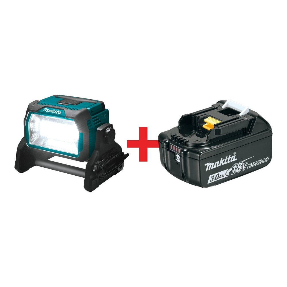 Makita 18V X2 LXT 10,000-Lumen/Corded Work Light with 18V 3.0Ah Battery