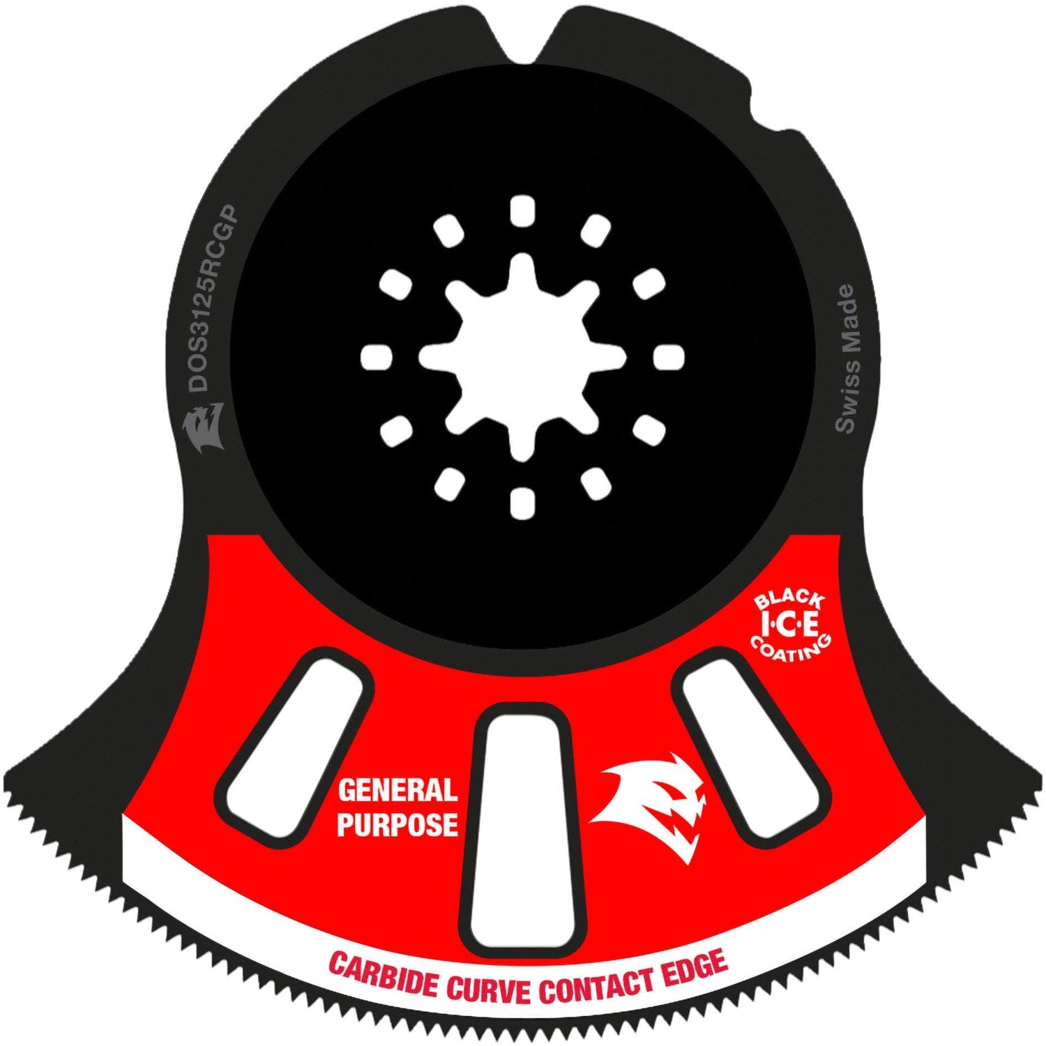 Diablo DOS3125RCGP 3-1/8-Inch Starlock Carbide Oscillating Blade for General Purpose Cuts