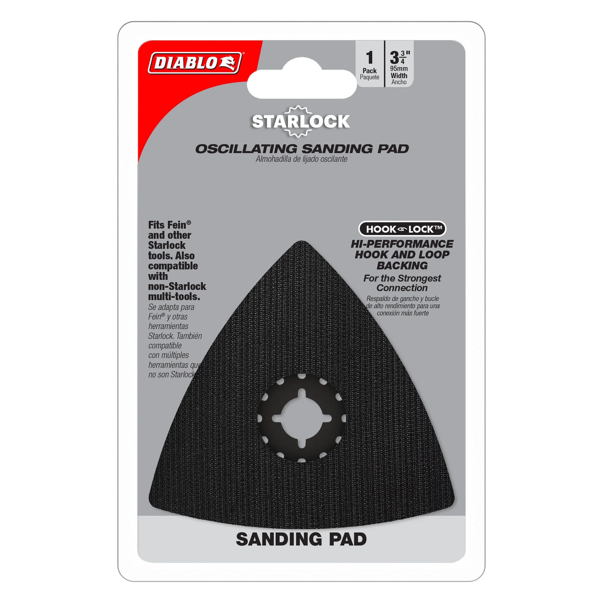 Diablo DOSSAND 3-3/4 in. Starlock Oscillating Sanding Pad