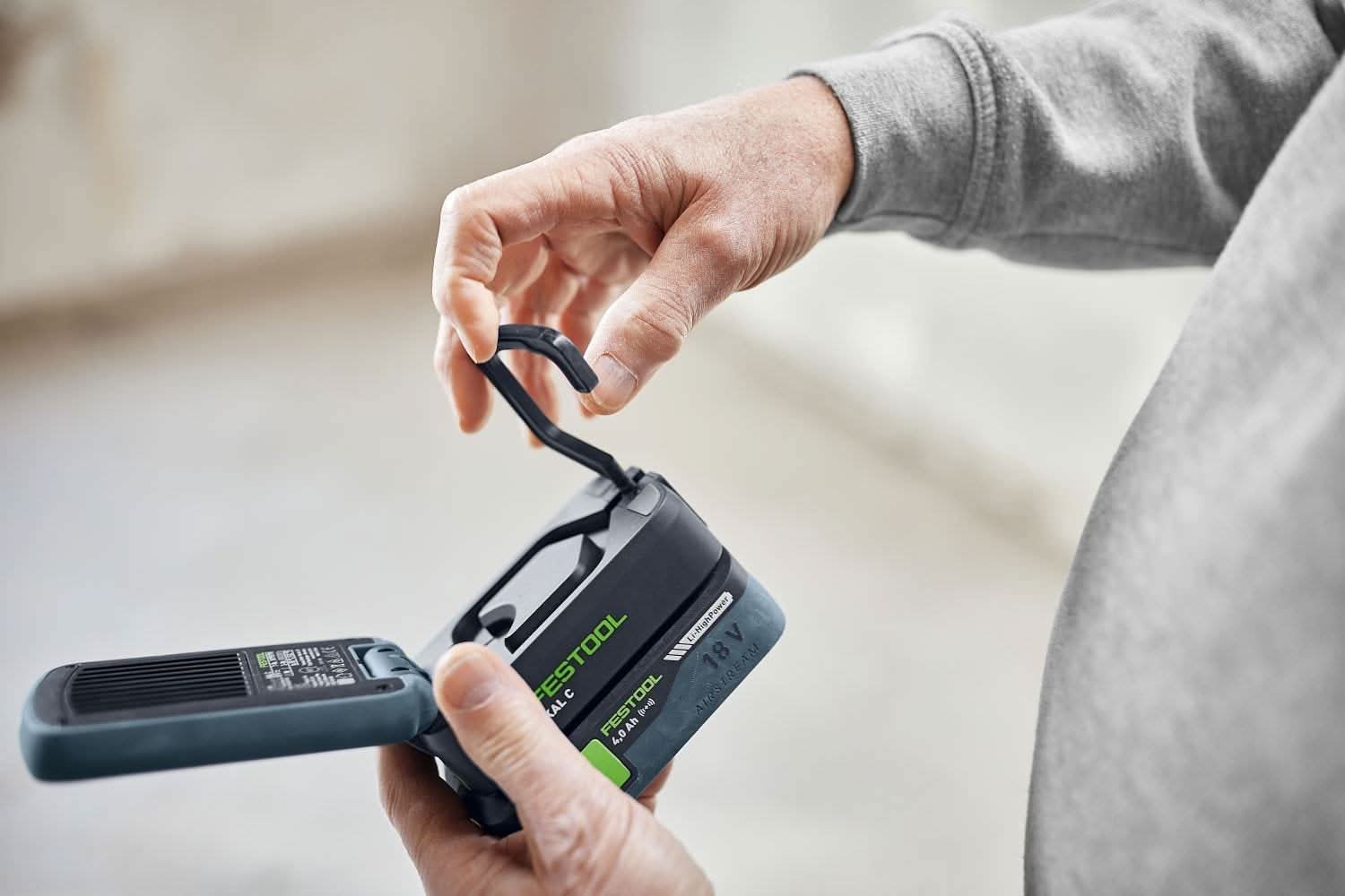 Festool SYSLITE KAL C Cordless 1200-Lumen Task Light with SYSLITE Magnetic Mounting Head