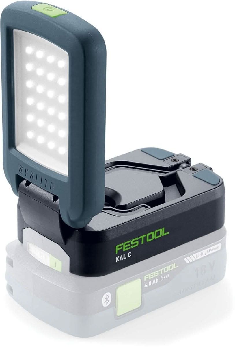 Festool SYSLITE KAL C Cordless 1200-Lumen Task Light with SYSLITE Magnetic Mounting Head