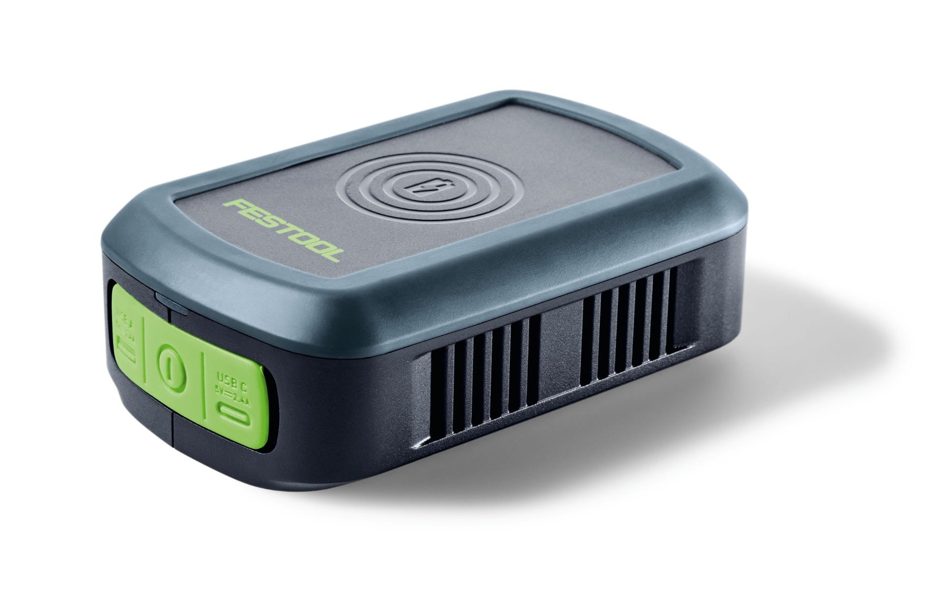 Festool BP 18 Li 5.0 ASI 18V Airstream Bluetooth Battery with PHC Wireless Phone Charger & USB Adapter