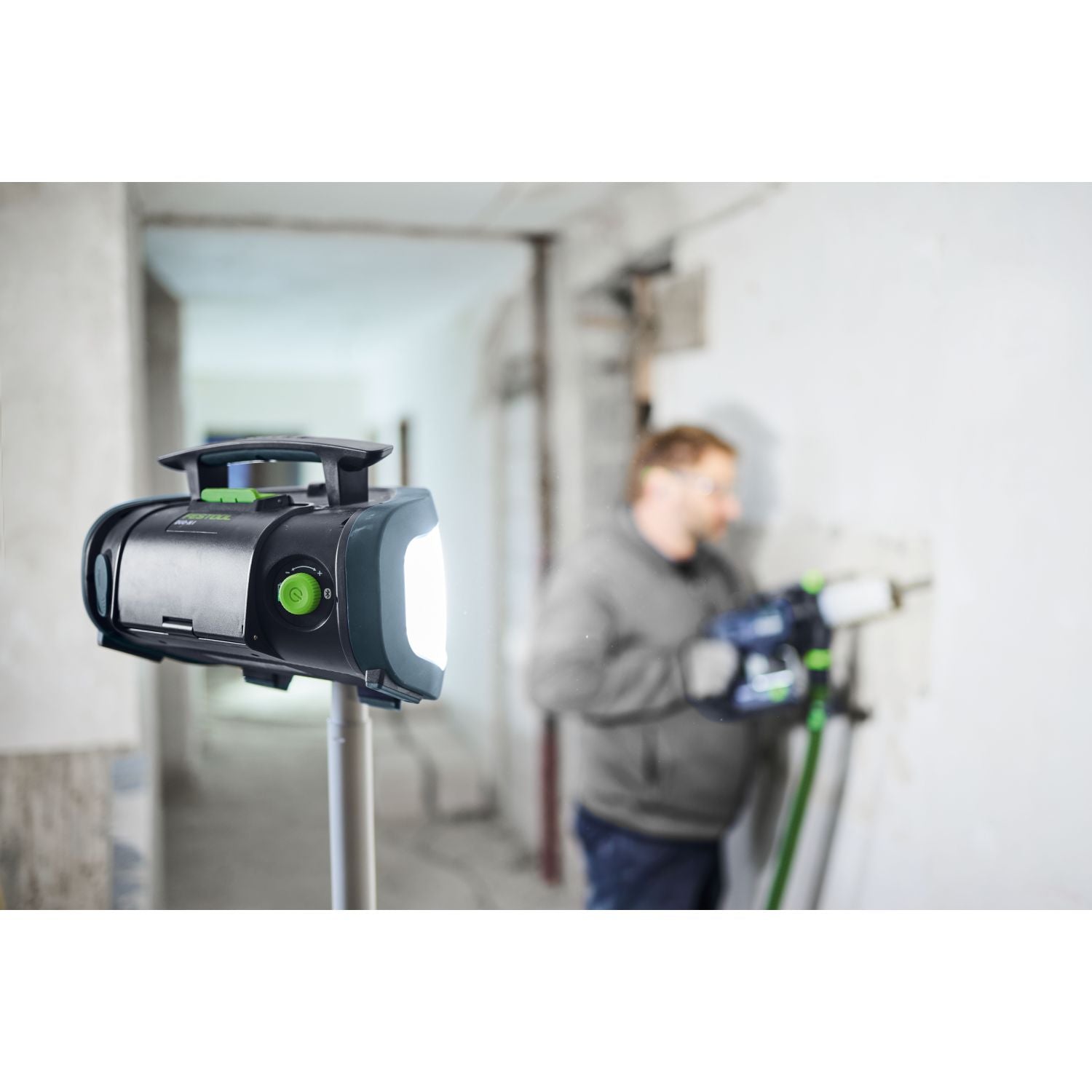 Festool SYSLITE DUO-H Hybrid Cordless/Corded LED 10,000-Lumen Work Light (578514)