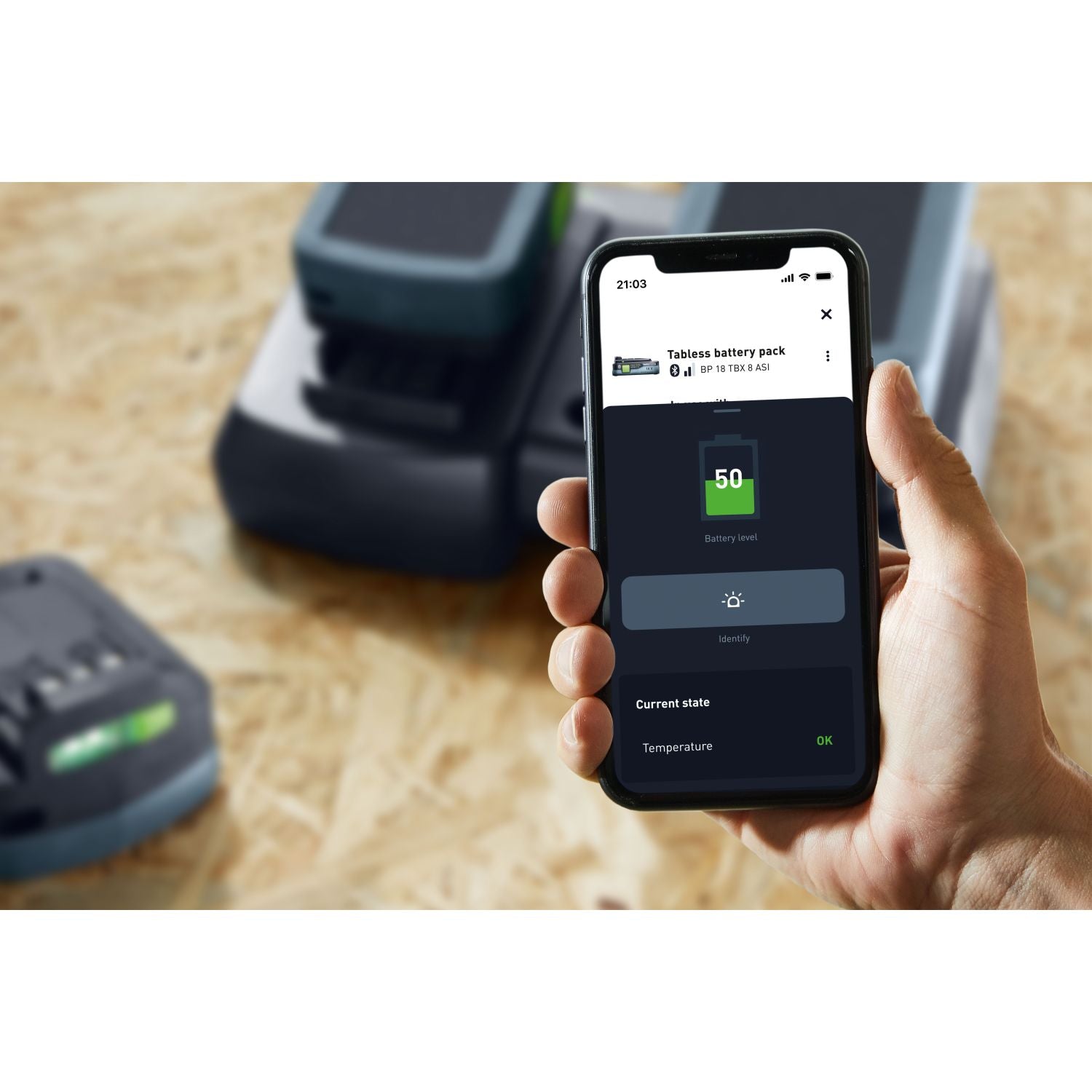 Festool 18V 8.0Ah Tabless Battery Pack, TBX 8 (579271)