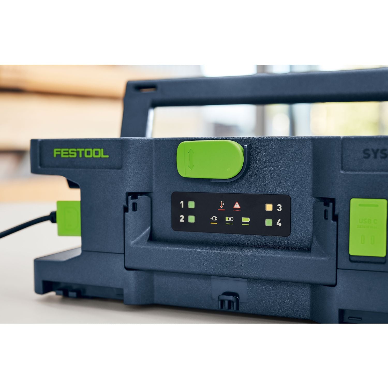 Festool Systainer 6/4 Multi-Bay Rapid Charger for 18V Batteries, SYS-MC (578501)