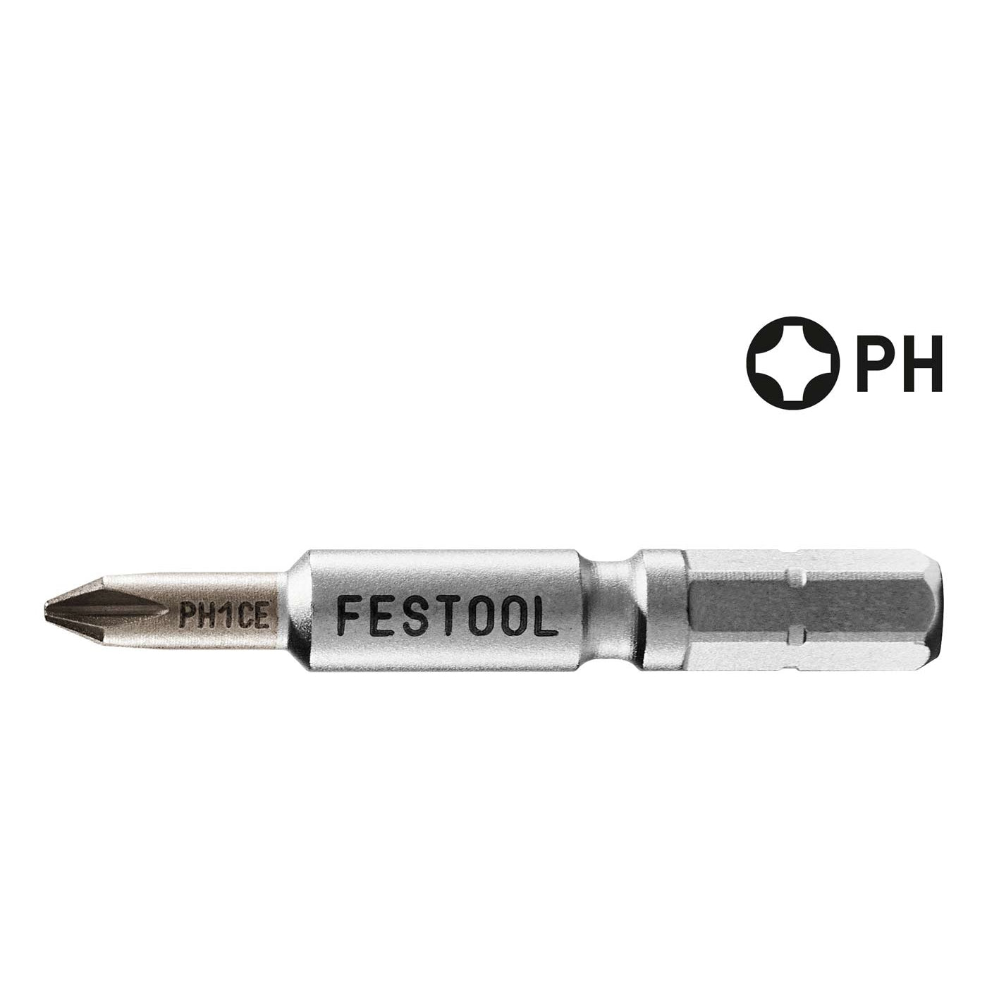 Festool 205073 Centrotec 2" Phillips #1 Driver Bit, 2-Pack