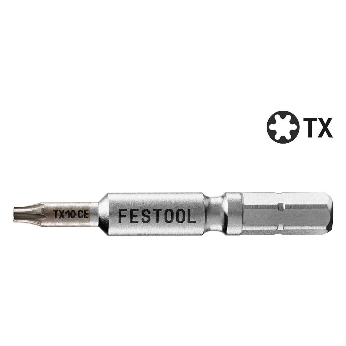 Festool 205076 Centrotec 2" Torx T10 Driver Bit, 2-Pack
