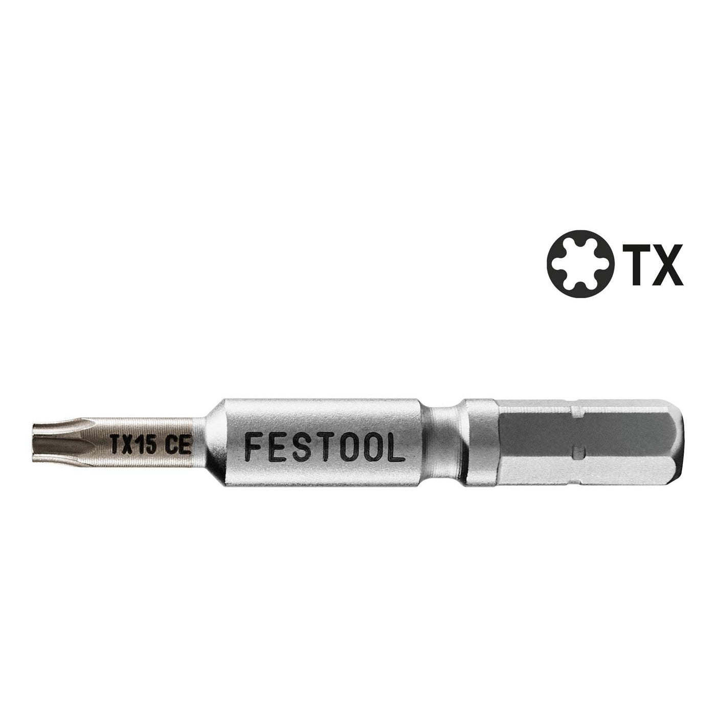 Festool 205079 Centrotec 2" Torx T15 Driver Bit, 2-Pack