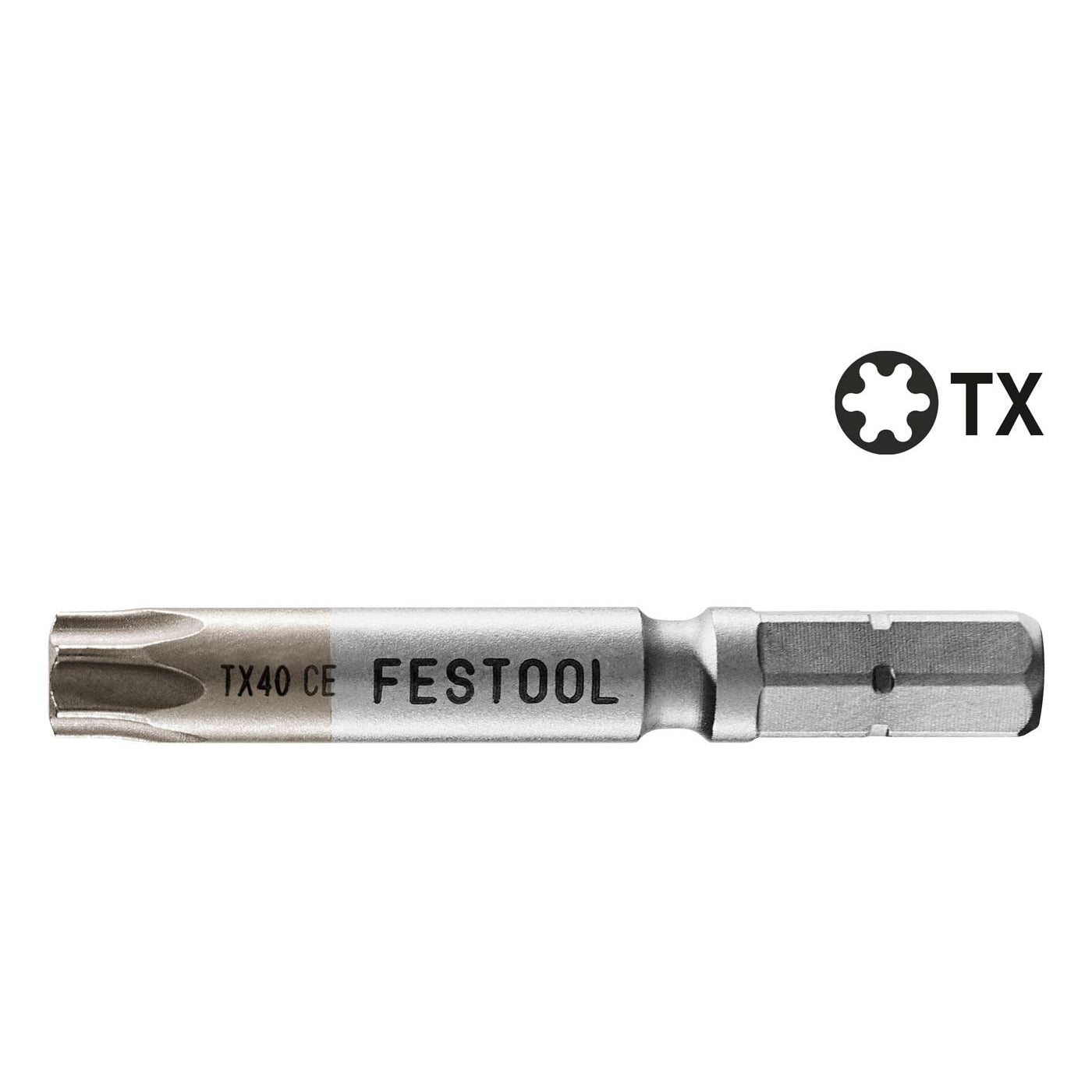 Festool 205083 Centrotec 2" Torx T40 Driver Bit, 2-Pack
