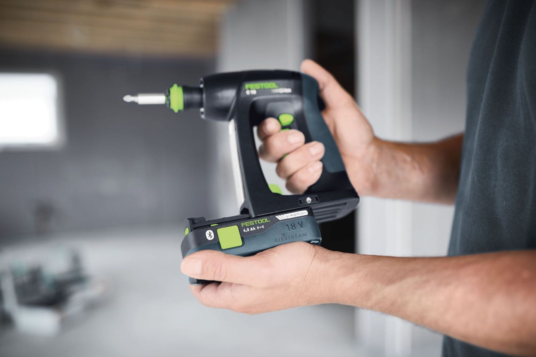 Festool 577619 C 18 Cordless Drill Bluetooth HighPower 4.0Ah Kit w/ Systainer3