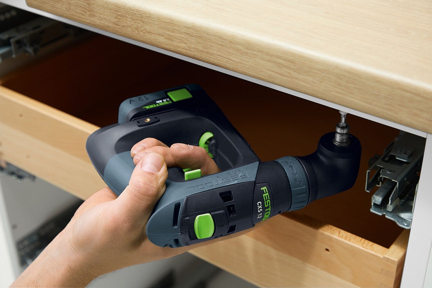 Festool 576868 CXS 12 2,5-Plus Cordless Drill – Tool Nut