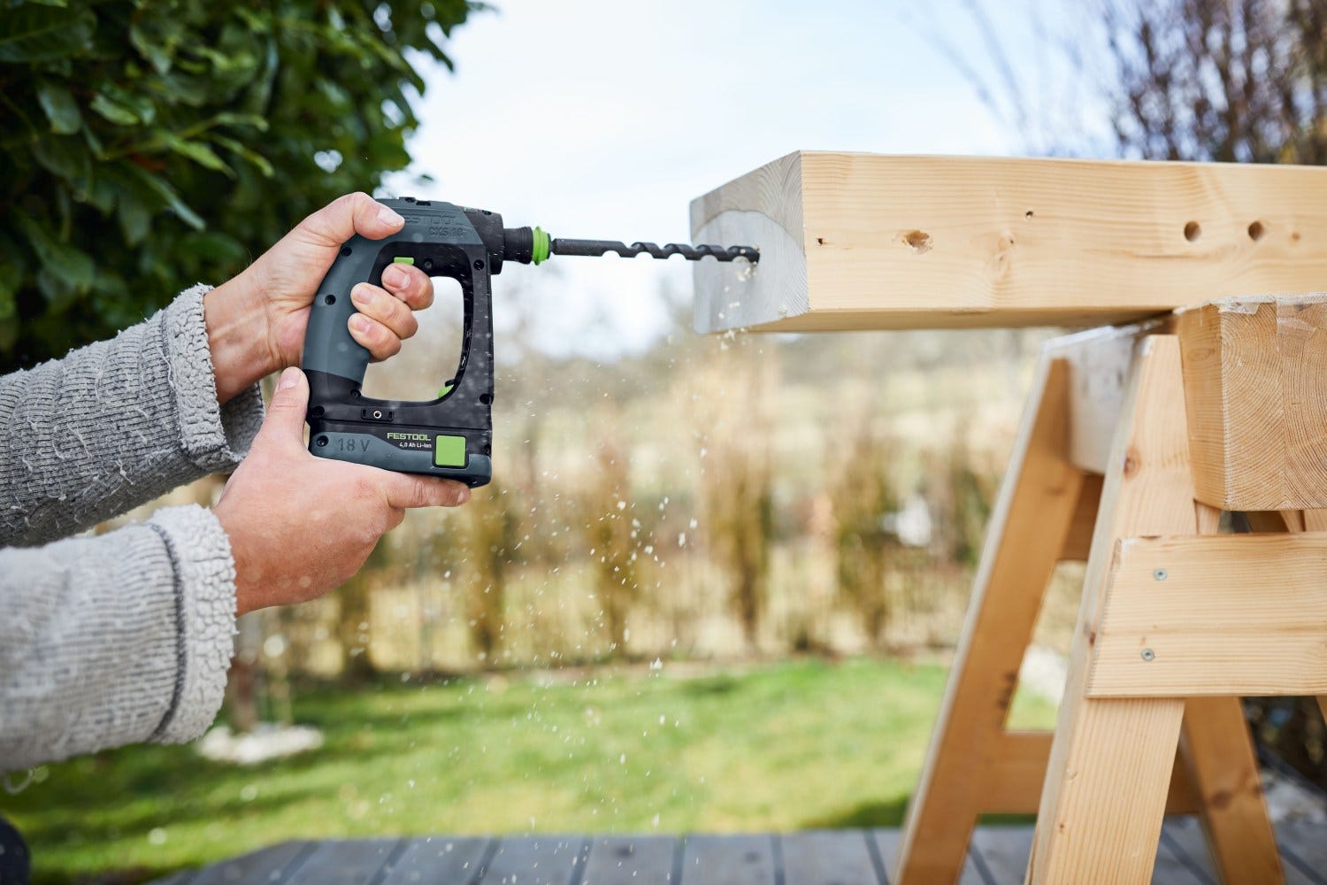 Festool 576887 CXS 18 BASIC Cordless Drill, Tool Only – Tool Nut