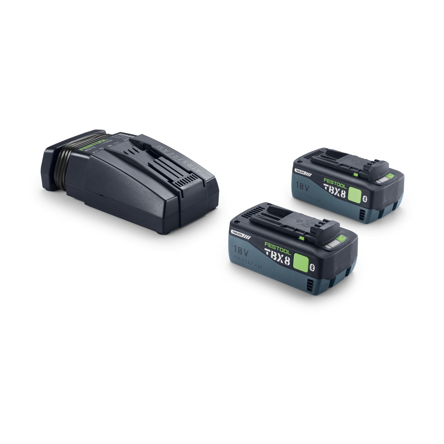 Festool 18V Charger + Batteries Starter Kit w/ (2) TBX 8.0Ah Batteries and SCA 16 Charger (578903)