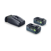 Festool 18V Charger + Batteries Starter Kit w/ (2) TBX 8.0Ah Batteries and SCA 16 Charger (578903)