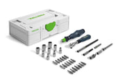 Festool 578112 Metric Ratchet and Socket Set SYS3 S 76-1/4"-CE RA