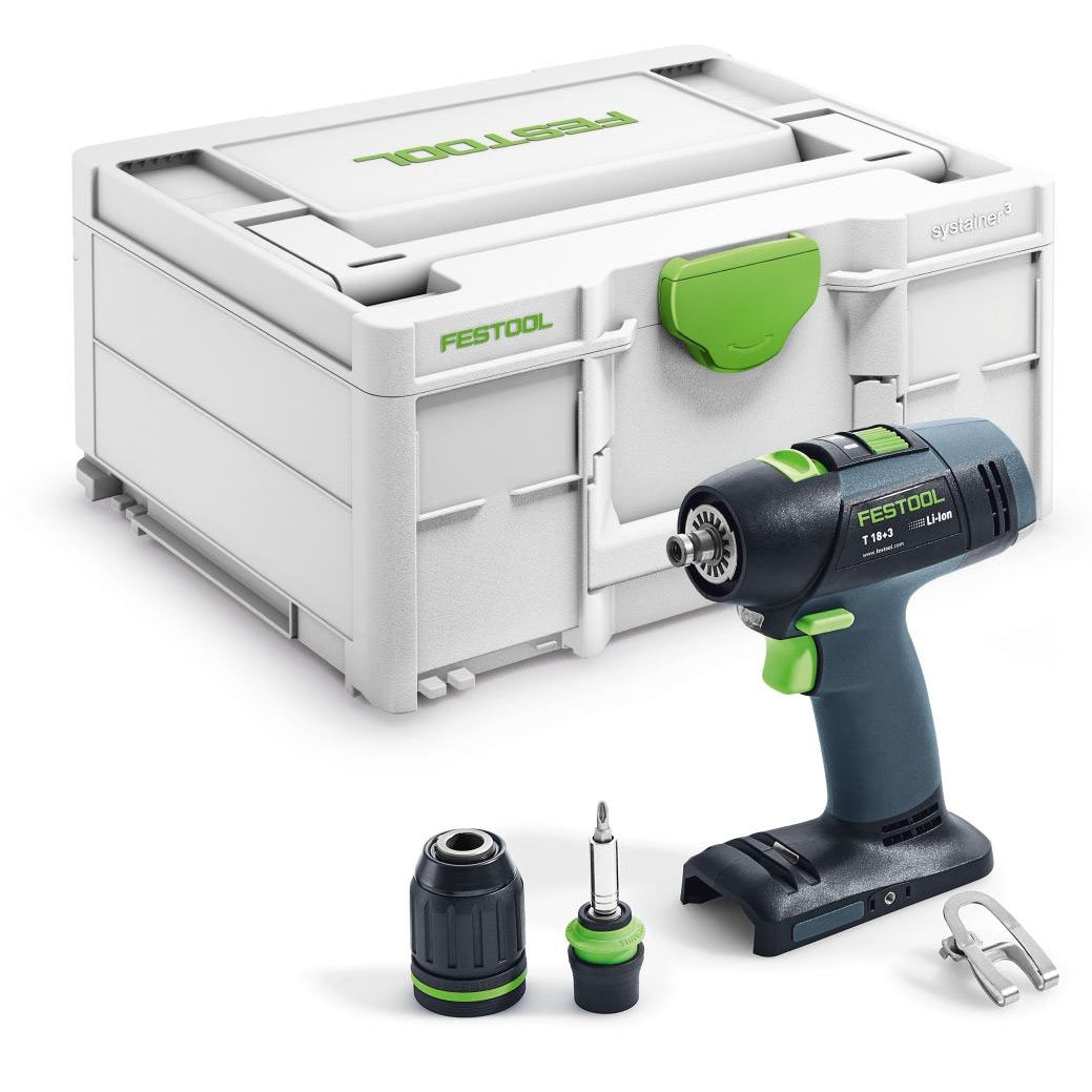 Festool 577607 T 18 Cordless Drill BASIC w/ Systainer3
