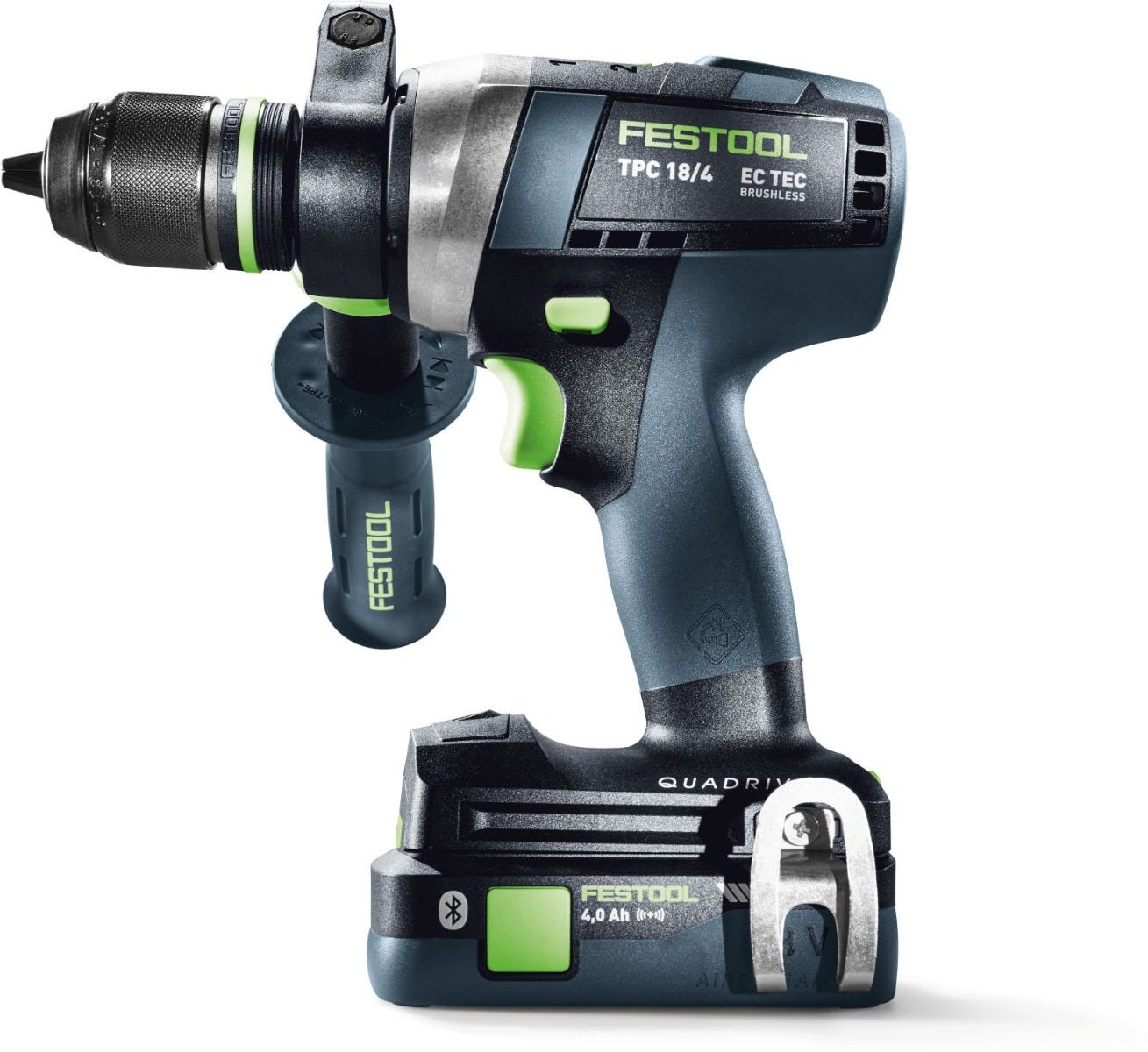 Festool 577627 QUADRIVE TPC 18/4 Cordless Hammer Drill Bare Tool Basic Set w/ Systainer SYS3