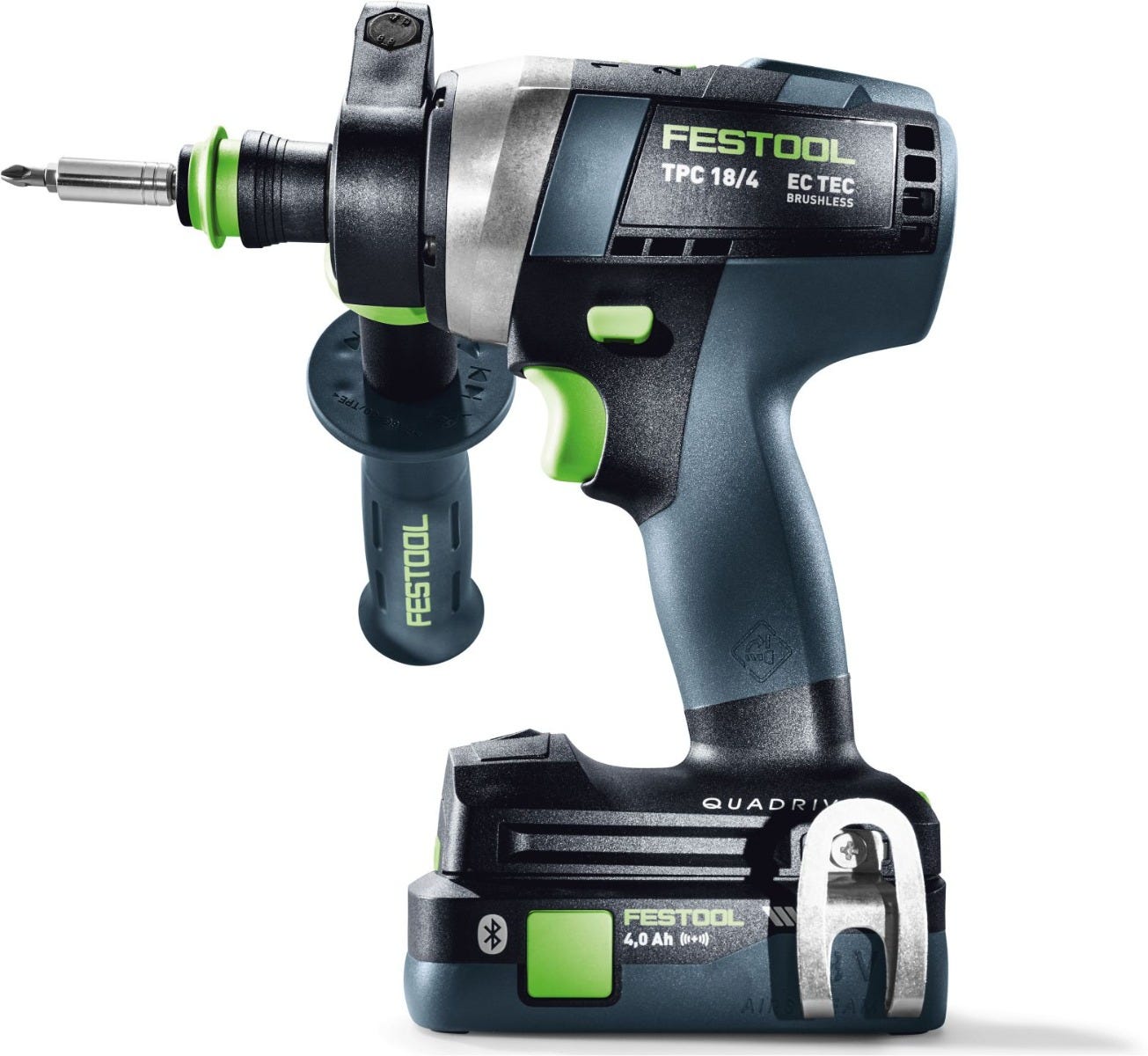 Festool 577627 QUADRIVE TPC 18/4 Cordless Hammer Drill Bare Tool Basic Set w/ Systainer SYS3
