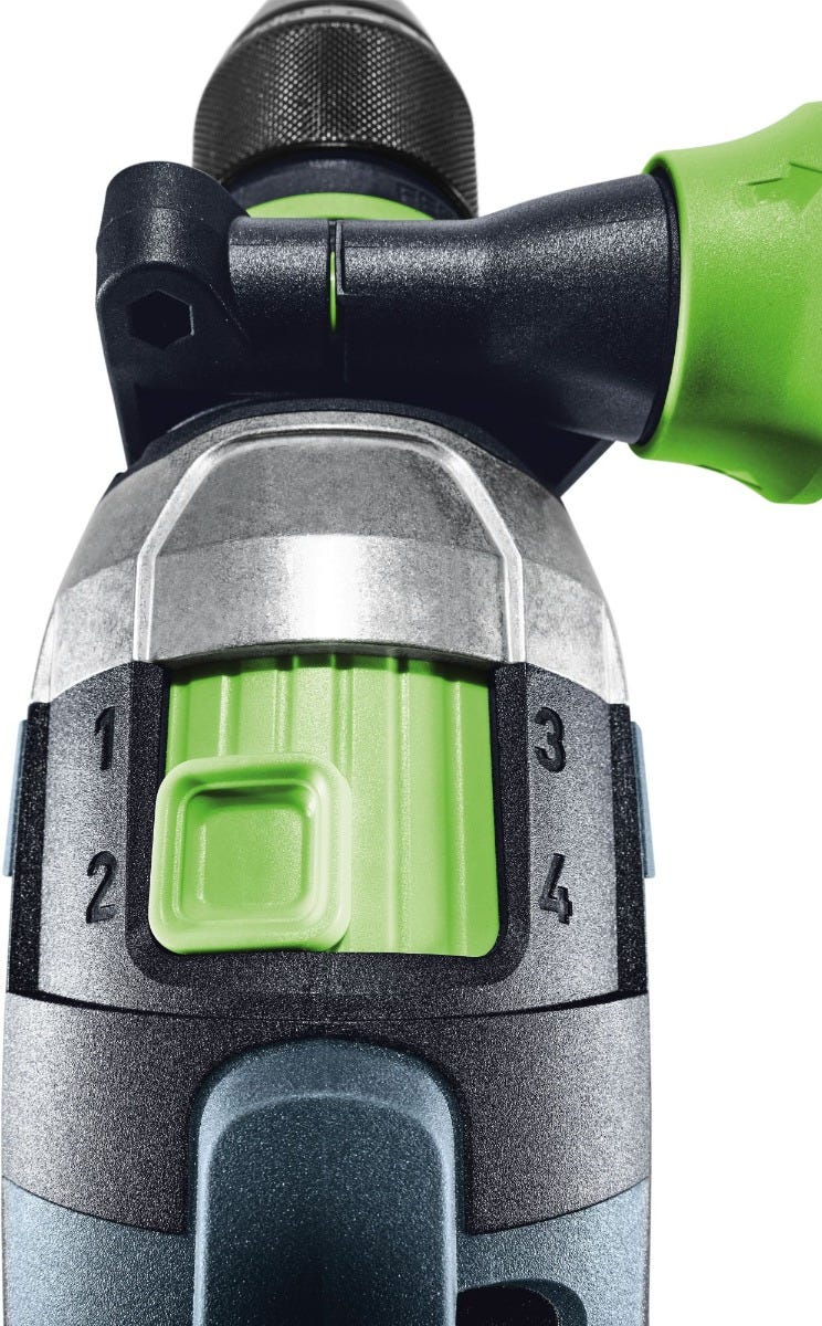Festool 577626 QUADRIVE TPC 18/4 Cordless Hammer Drill 18V 4.0Ah Set w/ Systainer3