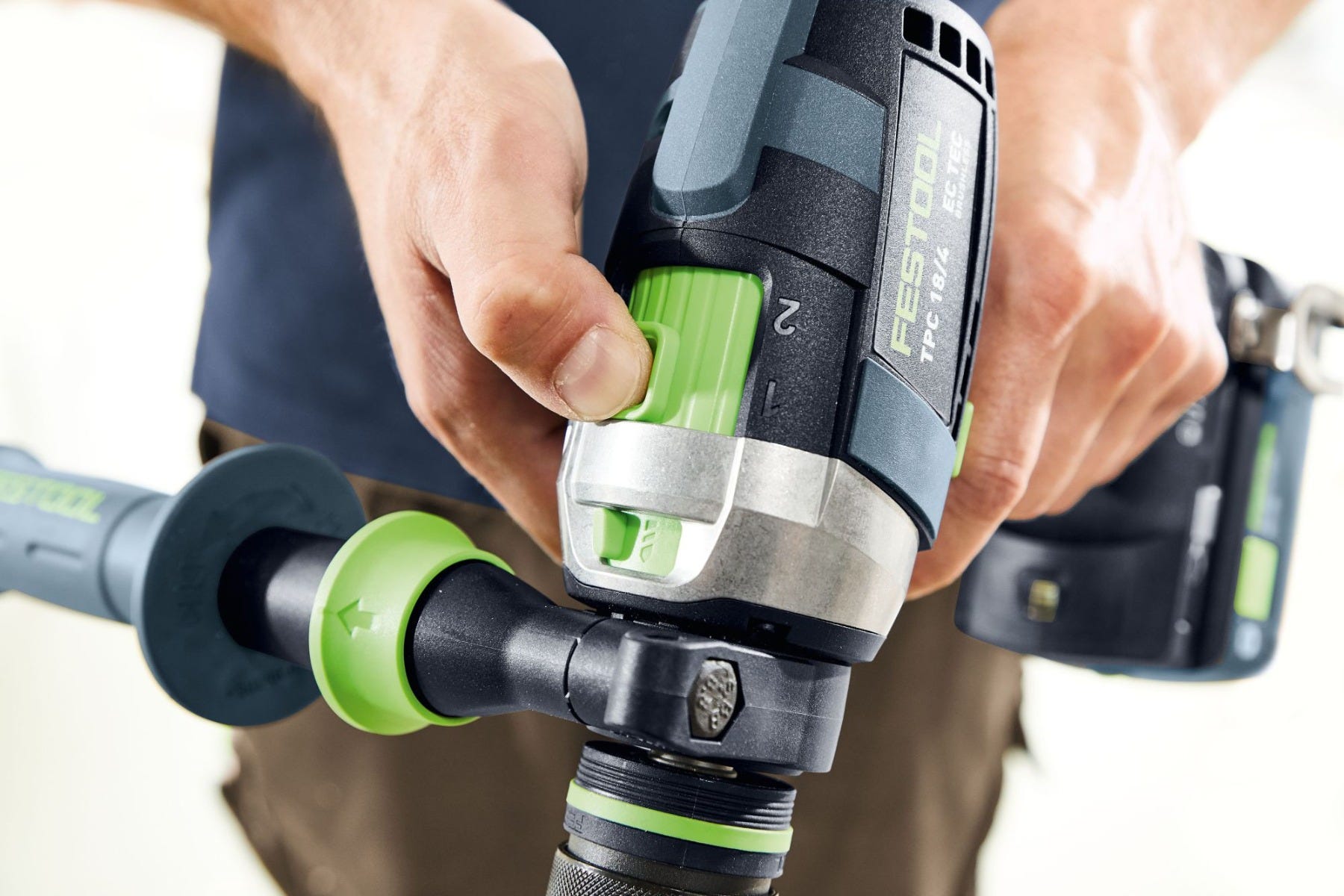 Festool 577627 QUADRIVE TPC 18/4 Cordless Hammer Drill Bare Tool Basic Set w/ Systainer SYS3