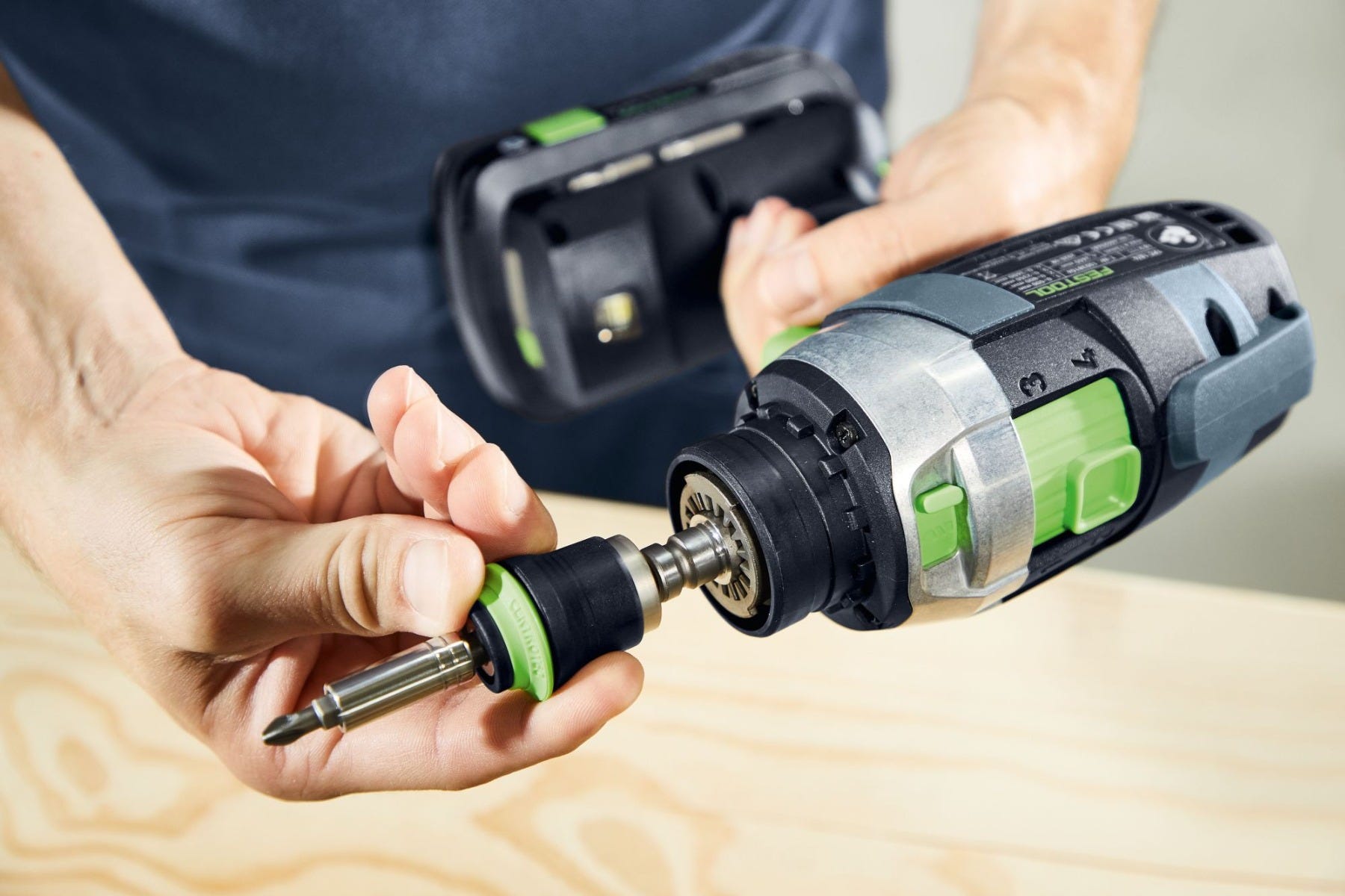 Festool 577627 QUADRIVE TPC 18/4 Cordless Hammer Drill Bare Tool Basic Set w/ Systainer SYS3