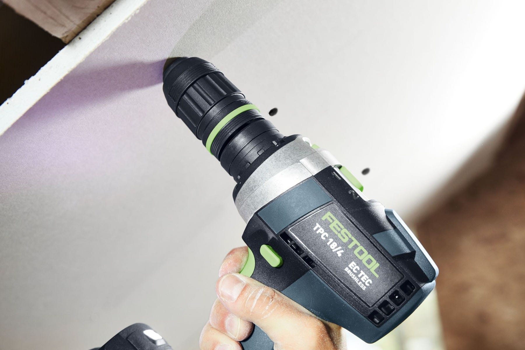 Festool 577626 QUADRIVE TPC 18/4 Cordless Hammer Drill 18V 4.0Ah Set w/ Systainer3