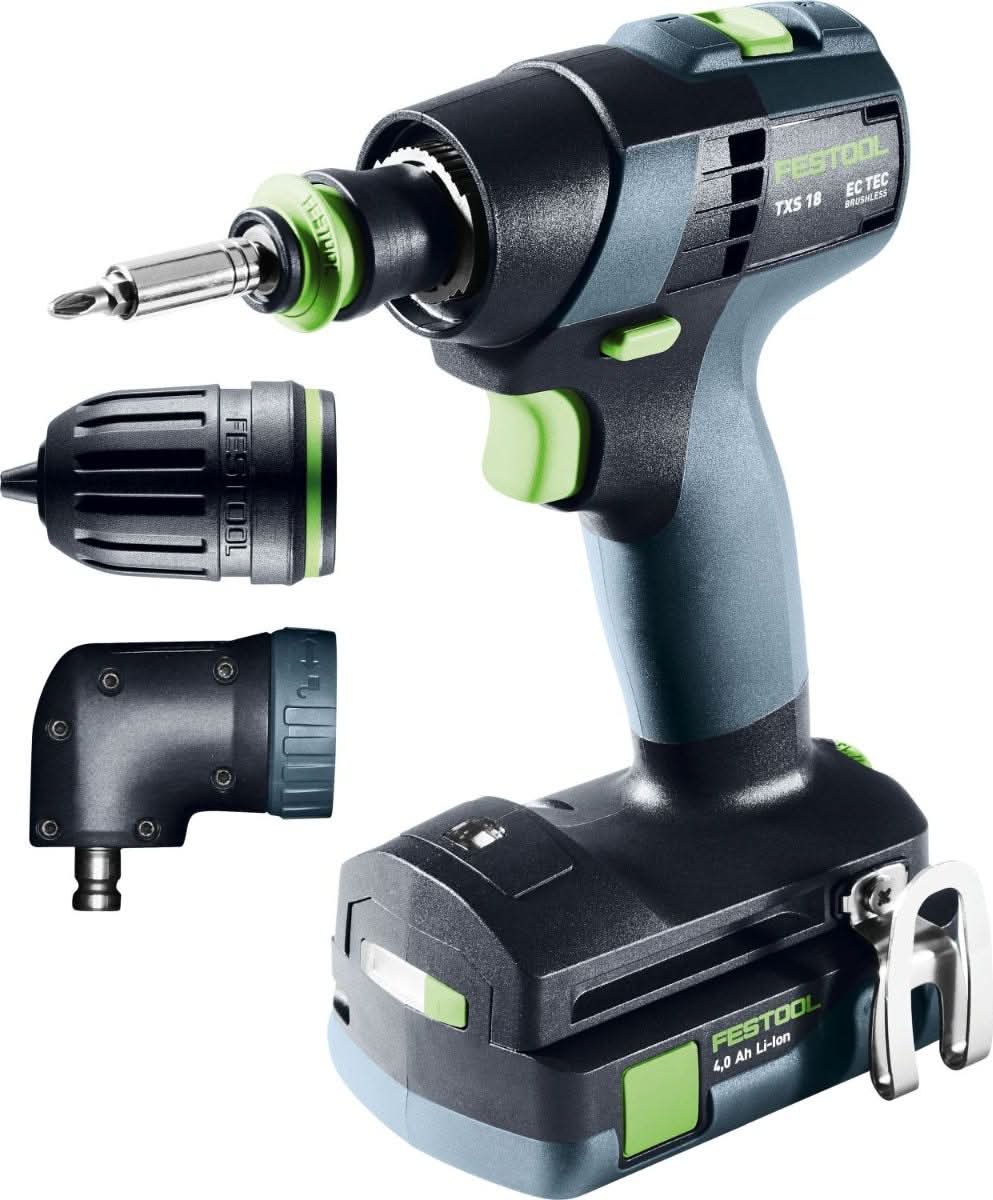 Festool 576903 TXS 18 SET HPC 4.0Ah Cordless Drill Kit – Tool Nut