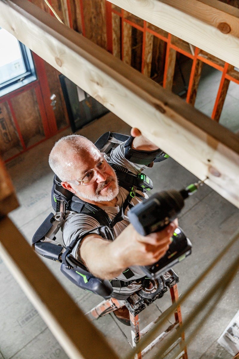 Festool 577340 EXO 18 HPC I-Plus ExoActive Exoskeleton 4.0Ah Kit