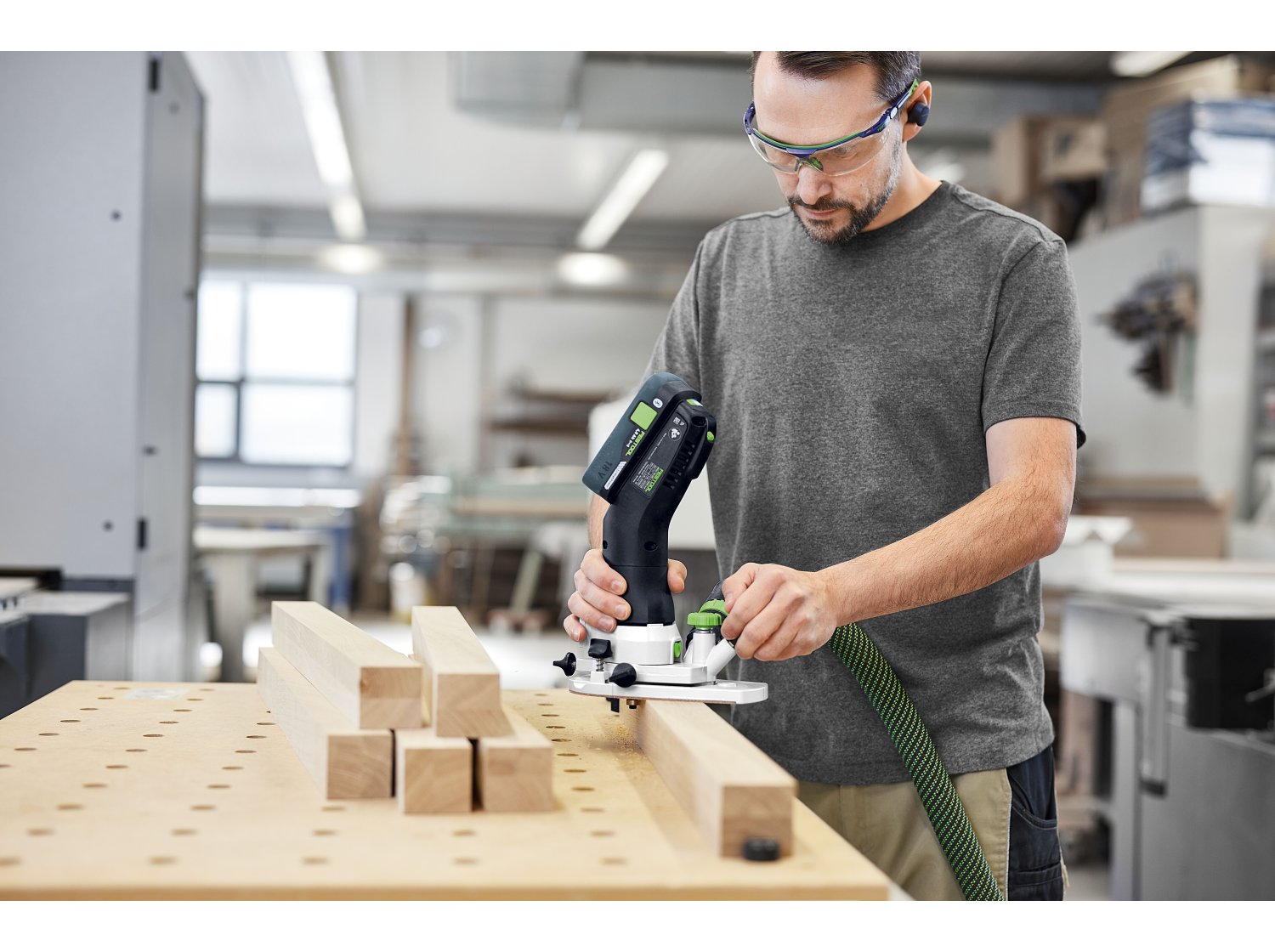 Festool 18V MFKC 700 EB-Basic Cordless Module Edge Router, Tool Only (578012)