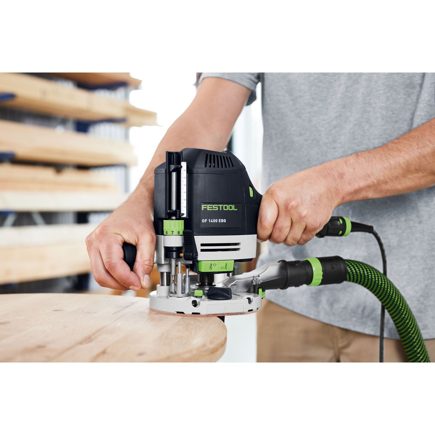 Festool LIMITED EDITION OF 1400 Plunge Router Starter Set with Guide Stop Value Set (579463)