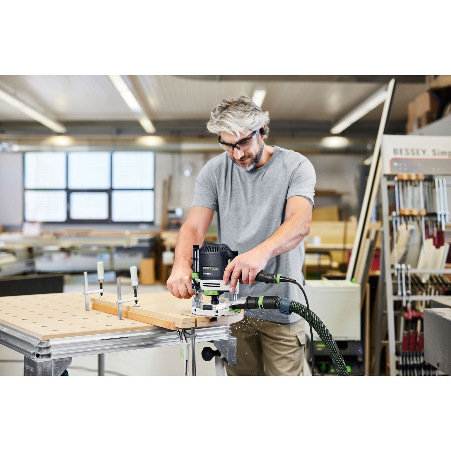 Festool LIMITED EDITION OF 1400 Plunge Router Starter Set with Guide Stop Value Set (579463)